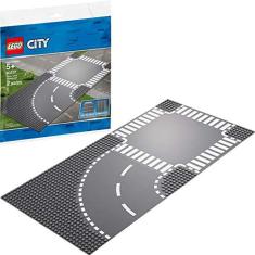 Imagem de LEGO City Curve e Crossroad 60237 Kit de Construção (2 Peças)