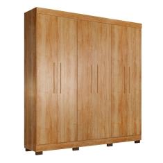 Imagem de Guarda Roupa Infantil Solteiro 6 Portas 4 Gavetas Flórida 100% MDF Amadeirado