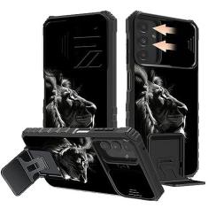 Imagem de Capa para celular Galaxy A14 5G para Samsung Galaxy A14 5G com capa de câmera deslizante e suporte capa protetora híbrida à prova de choque de camada dupla para Samsung A14 5G 2023 de 6,6 polegadas,