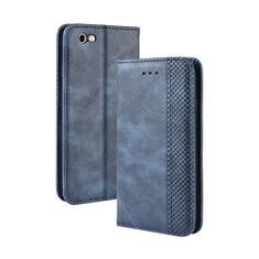 Imagem de Capa para iPhone 6/iPhone 6S, capa flip carteira de couro para iPhone 6/iPhone 6S, capa magnética retrô para telefone, capa carteira com compartimentos para cartões