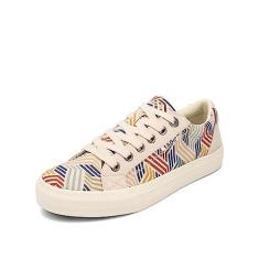 Imagem de Taos Tênis feminino Plim Soul – Tênis plataforma elegante com curvas e cápsulas, palmilha removível, suporte de arco e design clássico para moda diária e conforto o dia todo, Estampa