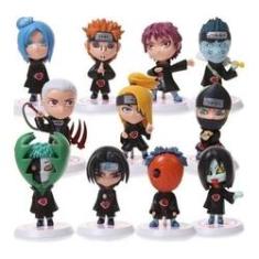 Imagem de Kit 11 Action Figure Bonecos Naruto Hidan Madara Akatsuki