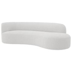 Imagem de Divã Recamier Orgânico Tokyo 160cm Lado Direito Bouclé - Amarena Móvei