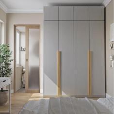 Imagem de Guarda-roupa Modulado 4 Peças 8 Portas Jade Cabecasa Madeiramadeira