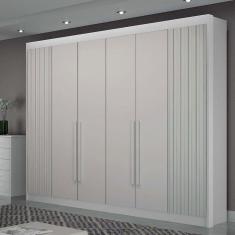 Imagem de Guarda-Roupa Casal São Carlos 6 PT 6 GV Branco