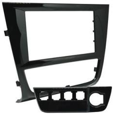 Imagem de Moldura Painel 2 Din DVD Som Gol Saveiro Voyage G6 2012 à 2016 Expex Black Piano