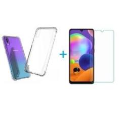 Imagem de Kit Capa Anti Impacto Samsung Galaxy A01 + Película De Vidro
