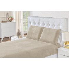 Imagem de Jogo De Cama Biasoft Queen 3 Peças Cáqui - Bia Enxovais