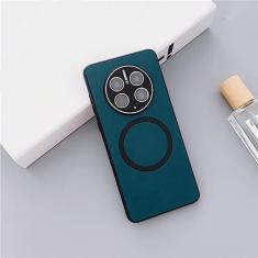 Imagem de Capa de telefone para Huawei Mate 50 Pro 40 30 Carregamento magnético sem fio Proteção da câmera Capa macia à prova de choque, Azul marinho, Para Mate 40Pro Plus
