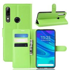 Imagem de Capa para HUAWEI P Smart Z couro com suporte carteira flip capa para Huawei P Smart Z capa de proteção de telefone A capa com design simplificado
