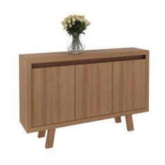 Imagem de Balcão Escritório com 3 portas Multimóveis CR25028 Amendoa