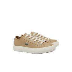 Imagem de Lacoste Tênis feminino Backcourt, Lt Brw/Off Wht, 37