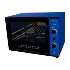 Imagem de Forno Elétrico Top Blue 60 Litros Timer Dourador 1750w Fogatti Azul 220v