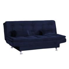 Imagem de Sofá-cama Matrix Leone em Tecido Veludo Plush 180cm de Largura