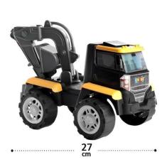Imagem de Caminhão Roda Livre Brinquedo Escavador Utilidade Infantil - Filó Moda