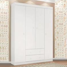 Imagem de Guarda Roupa Ana Infantil 4 Portas 2 Gavetas - Phoenix Baby