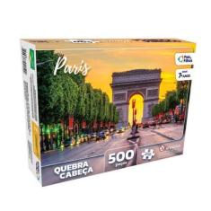 Imagem de Quebra Cabeça Puzzle Paris França 500 Pcs - Pais & Filhos
