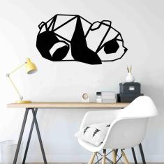 Imagem de Quadro Decorativo Adorno Panda 3Mm Vazado - Mdf
