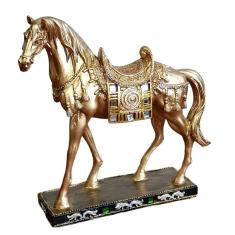 Imagem de Cavalo Estatueta Decoração Estátua Resina 18 cm