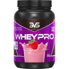 Imagem de Whey Pro 900 g - 3VS Nutrition (Morango) - 100% Whey Concentrado - 16g de proteína por porção - Não contém soja