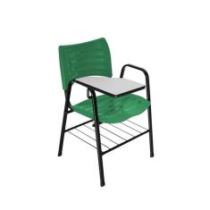 Imagem de Cadeira Iso Braço Polipropileno Iso Universitária Verde