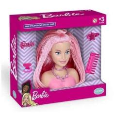 Imagem de Boneca Barbie Busto Mini Styling Head Special Hair - Pupee Brinquedos