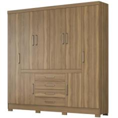 Imagem de Guarda Roupa Casal 08 Portas 84020 Amendola Touch Demobile