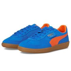 Imagem de PUMA Tênis masculino Palermo, Hyperlink azul/chama cintilante/chiclete, 42