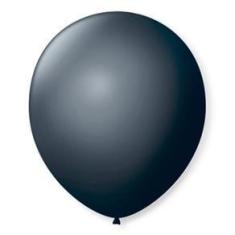 Imagem de Balão São Roque Número 7 Preto Ebano 50 Unidades