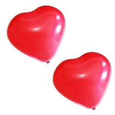 Imagem de Balão Nº 6 Coração Liso Vermelho
