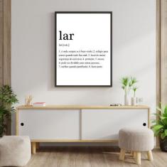 Imagem de Quadro Decorativo Definição Lar 34x23cm
