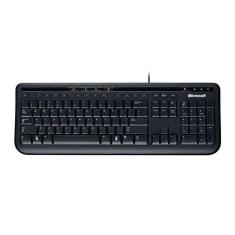 Imagem de Teclado Microsoft USB Com Fio Teclas Silenciosas Luxx Black