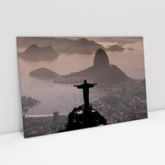 Imagem de Quadro Rio De Janeiro Decorativo Vista Da Cidade Maravilhosa Cristo Redentor Grande - Bimper