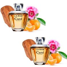 Imagem de Kit 2 Perfumes Cute La Rive 100Ml Feminino Edp
