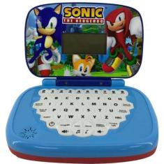 Imagem de Laptop Infantil Sonic Minigame Bilingue - Candide