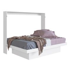 Imagem de Cama Articulável Horizontal Casal Com Estação De Trabalho 140 Latino Branco