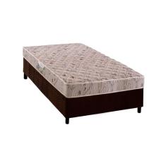 Imagem de Conjunto Box Solteiro: Colchão Espuma Herval D28 St .louis + Base Crc Suede Brown(88x188)