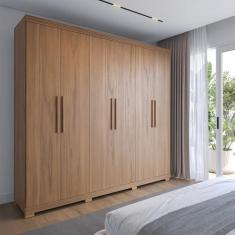Imagem de Guarda-roupa Casal 100% Mdf 6 Portas Canella