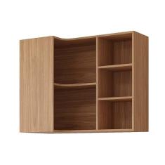 Imagem de Armário De Cozinha Modulado Estela Canto C-5 Nichos 92cm Freijo - Mgm