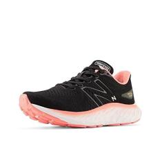 Imagem de New Balance Fresh Foam X Evoz V3 Tênis de corrida feminino, Preto/Blacktop/Toranja, 35