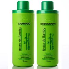 Imagem de Kit Shampoo E Condicionador Broto De Bambu S.O.S Aramath 1L