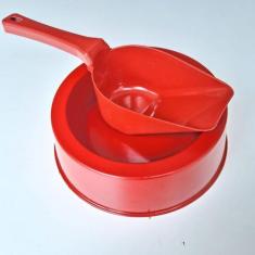 Imagem de Kit Comedouro E Pá Higiênica Para Pets Gato Cachorro Pequeno - Leandro
