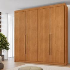 Imagem de Guarda Roupa Casal 4 Portas Bergamo Conquista Móveis, Cinamomo
