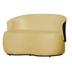 Imagem de Sofá 2 Lugares Beatriz com Composê material sintético Preto Suede Amar