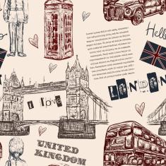 Imagem de Papel De Parede Adesivo Lavável Londres 12M