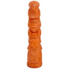 Imagem de Mordedor Super Resistente Totem Laranja Tamanho Médio para Cães