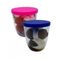 Imagem de Candy Cup Mousse - Copo para sobremesa em Acrílico com tampa  8x9cm - 280ml - Fábrica de utilidades