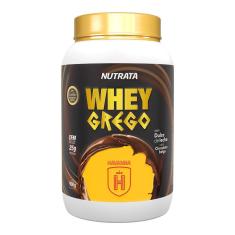 Imagem de Whey Grego 900G Doce Leite Havanna E Choc Belga - Nutrata
