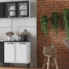 Imagem de Cozinha Compacta Em Aço 2 Peças 4 Portas New Premium Itatiaia