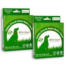 Imagem de Coleira Erva De Santa Maria E Neem Cães 8Kg E Gatos - 2 Und. - Petvega
